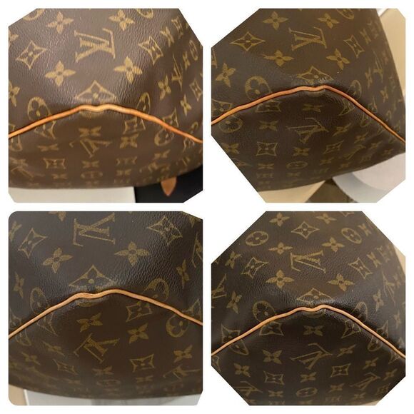 LOUIS VUITTON Monogram Keepall 55 Travel Bag 🧳 FL0081 - Picture 14 of 17